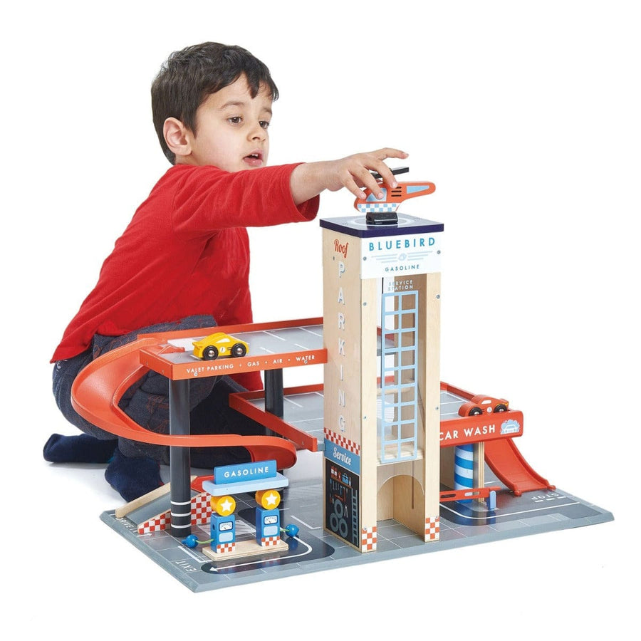 Blue Bird Service Station by Tender Leaf Toy shipped fast from Toy