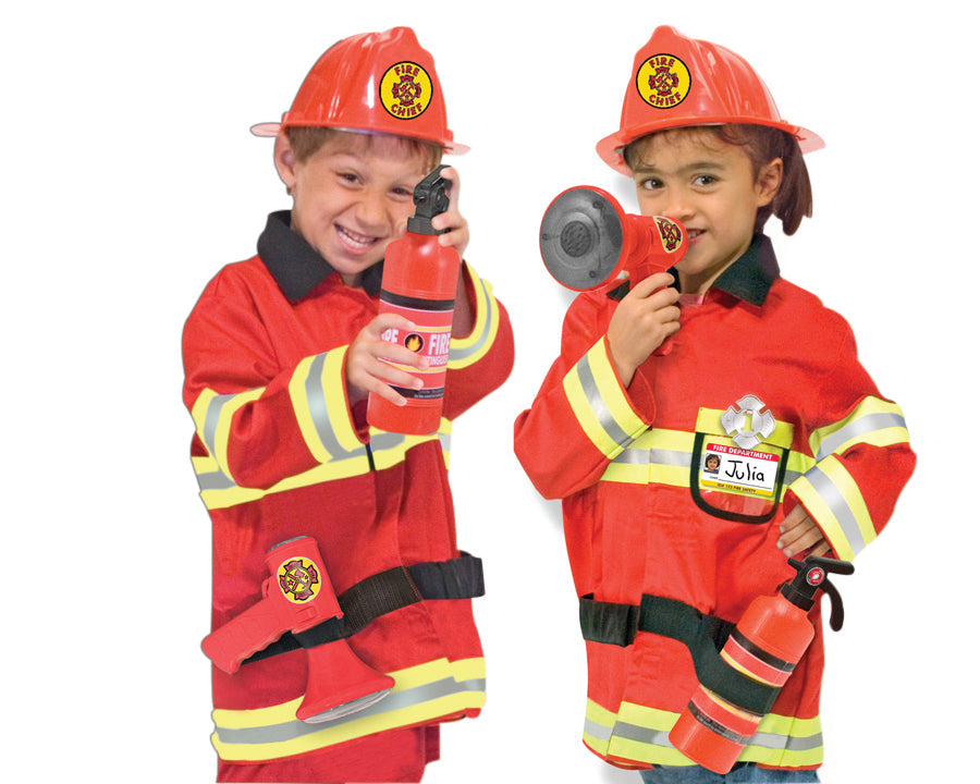 Melissa and Doug Fire Chief Role Play Costume Set