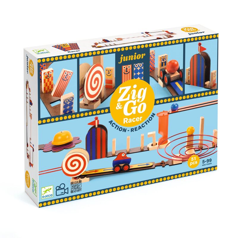 Zig & Go Junior 51pc Racer Set