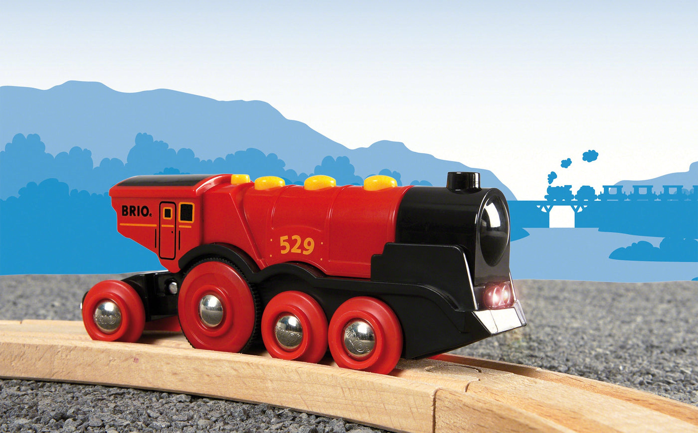 BRIO Battery - Mighty Red Action Locomotive