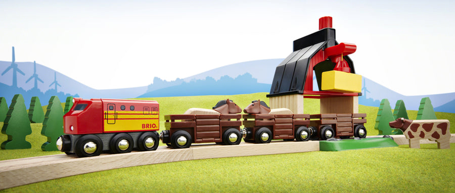 Brio Train Set - Farm Railway Set- 20 pieces