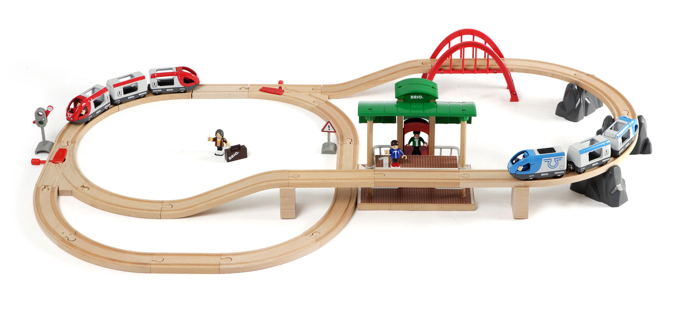 Brio Train Set - Travel Switching Set- 42 pieces