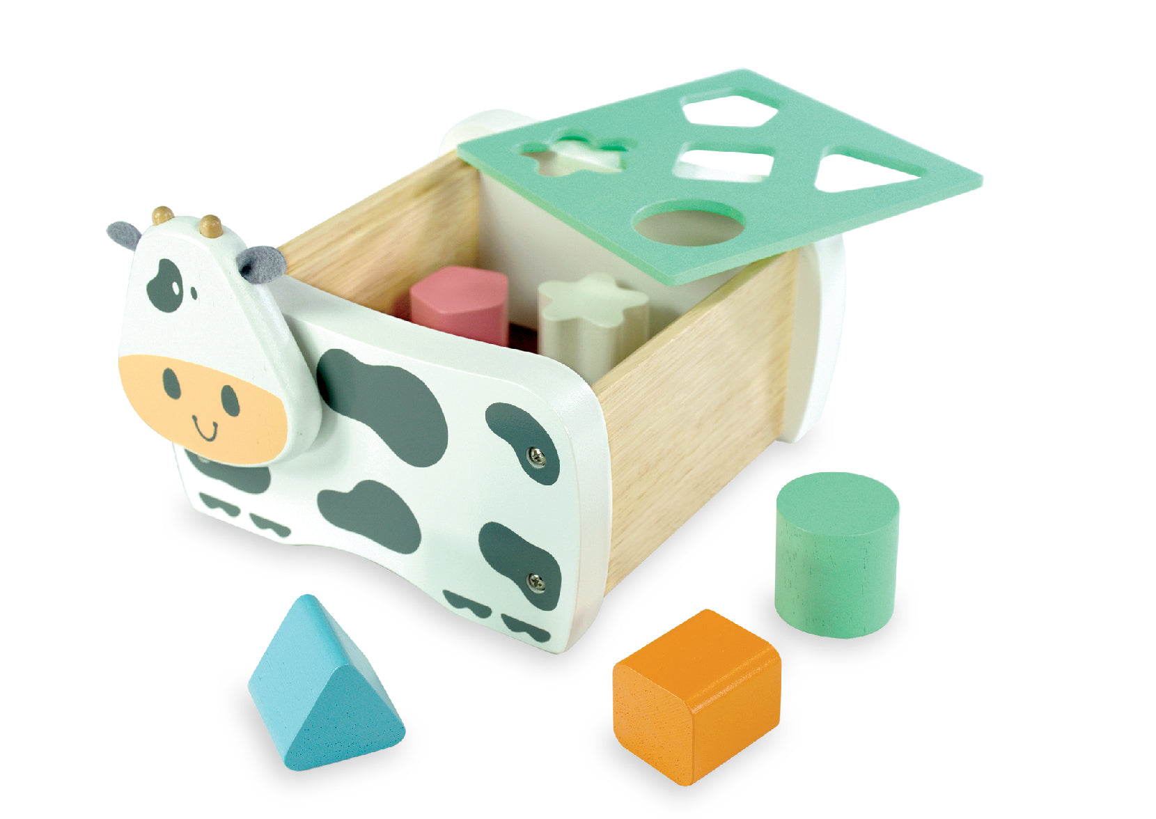 Cow Geo Sorter - Pastel