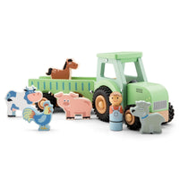 Large Farm Tractor with Animals