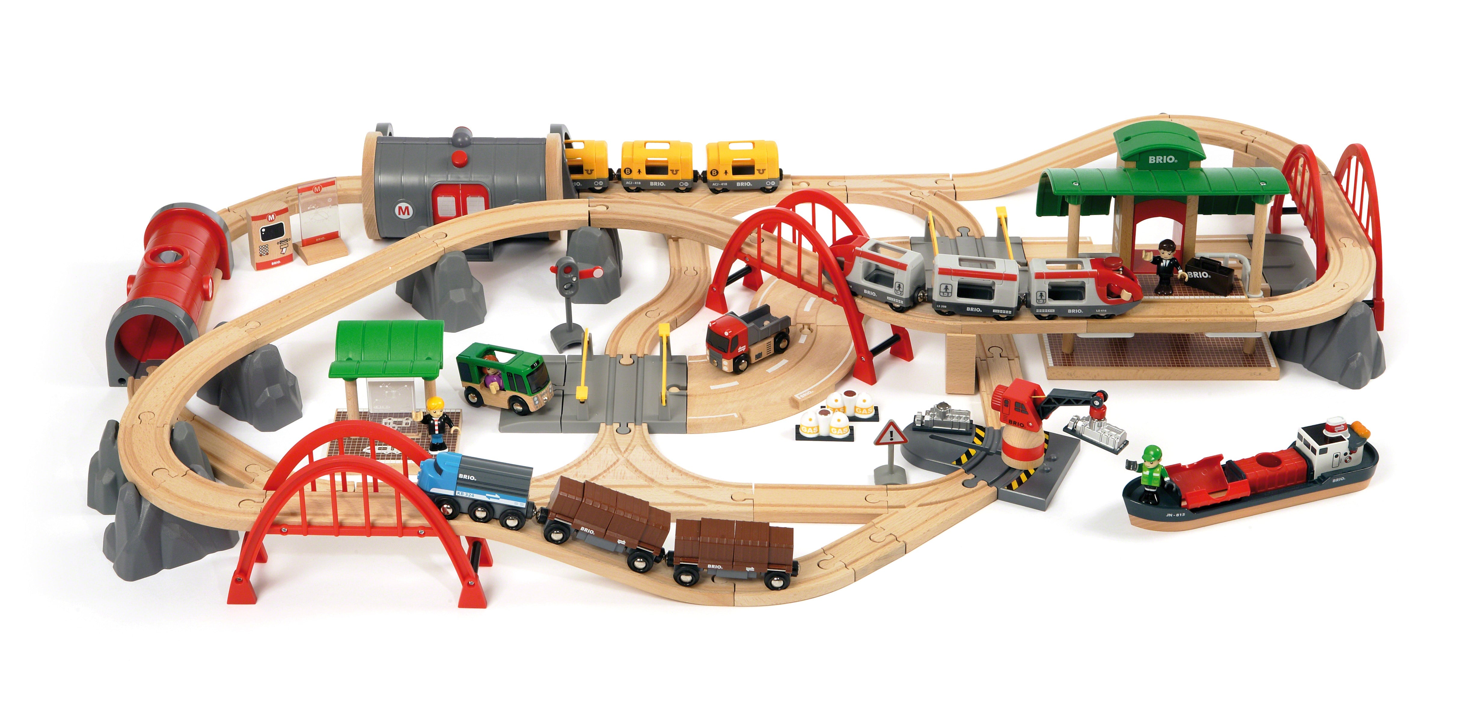 Brio Train Set - Deluxe Railway Set- 87 pieces