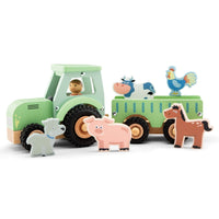 Large Farm Tractor with Animals