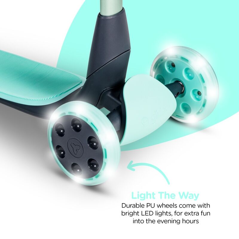 Glider Luna 5-in-1 Scooter & Ride-on - Green
