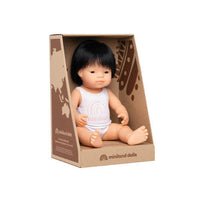 Miniland Doll Asian Girl, 38 cm