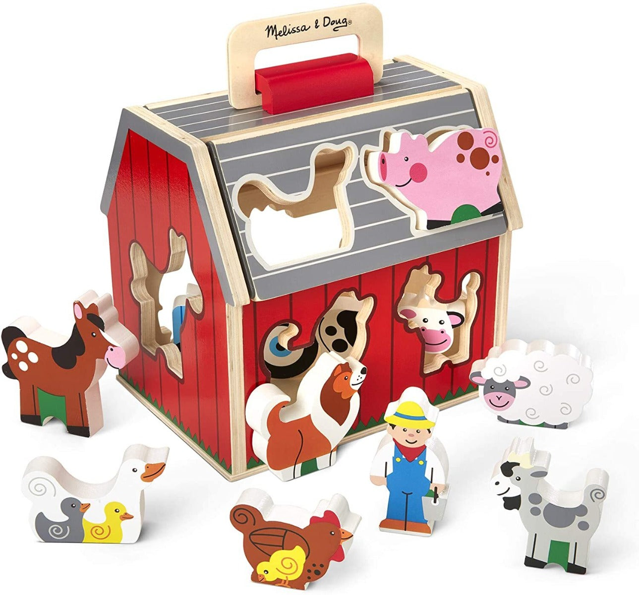 Melissa and Doug Take Along Sorting Barn