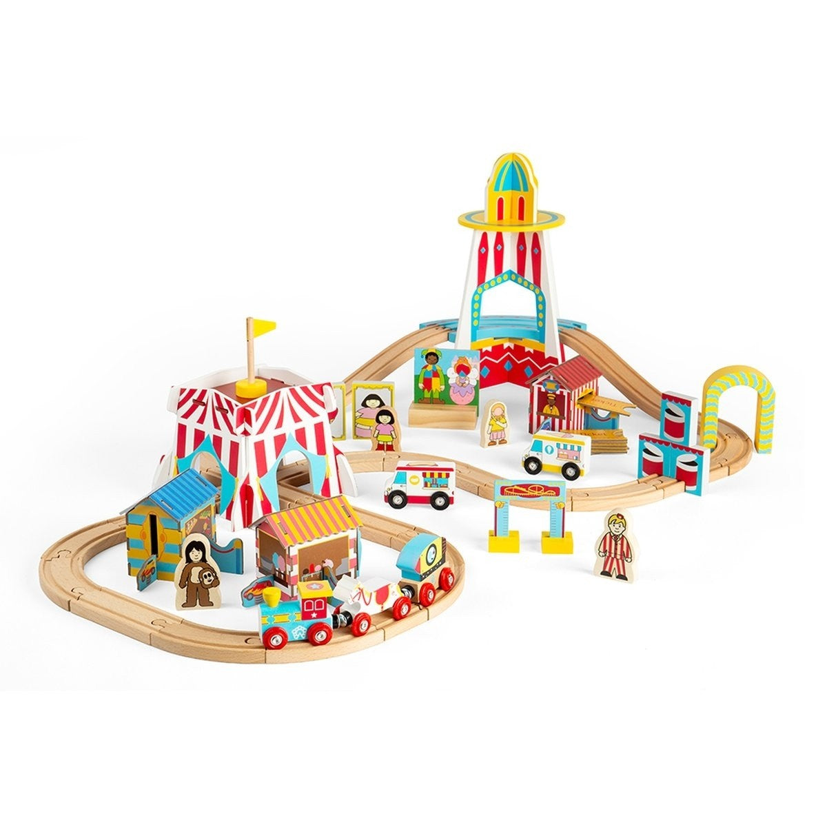 BigJigs Fun Fair Train Set