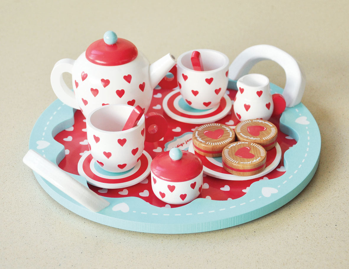 Hearts Tea Set by Indigo Jamm