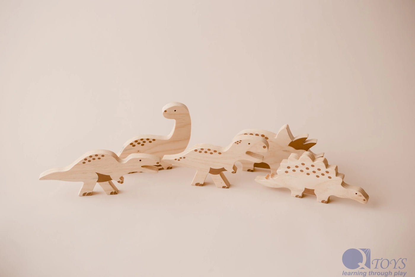 Wooden Dinosaurs Set of 5