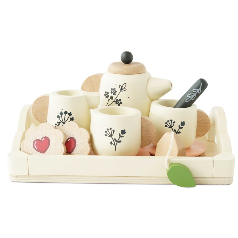 Le Toy Van Wooden Tea Set & Tray