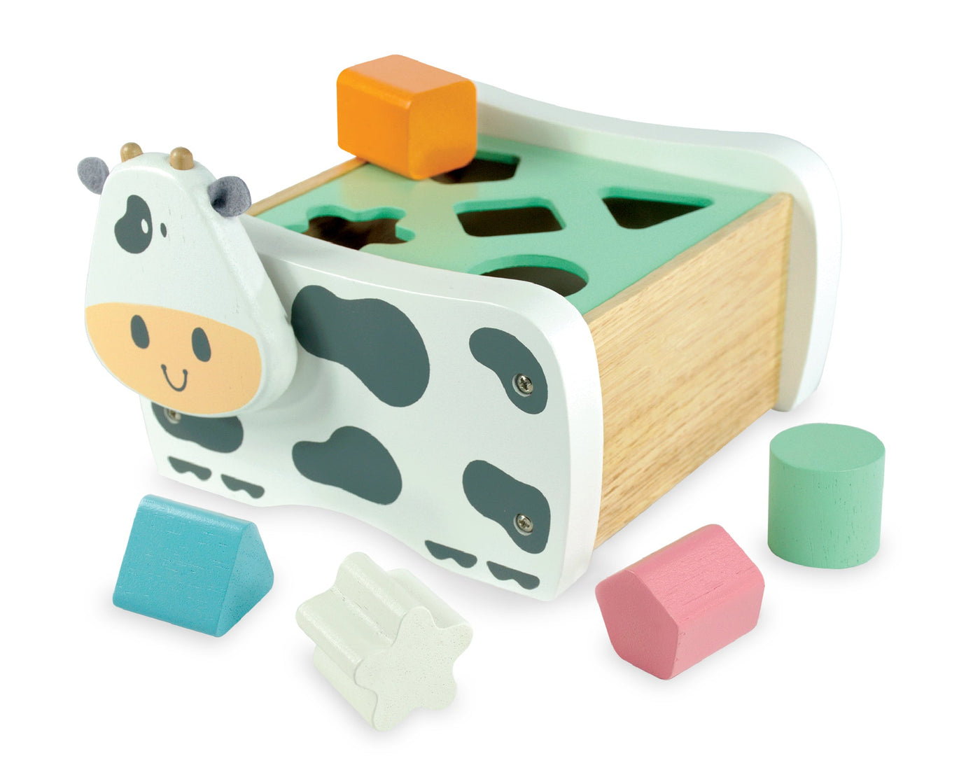 Cow Geo Sorter - Pastel