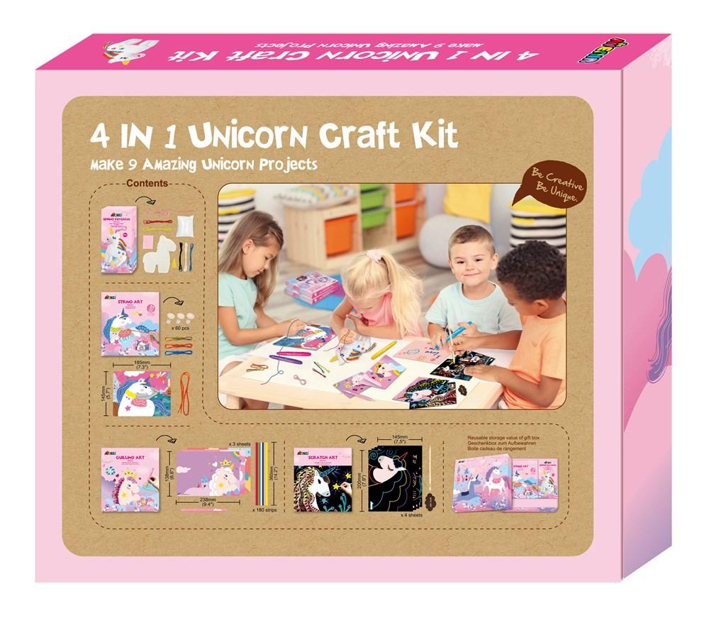 Avenir Art & Craft Avenir - 4 in 1 Unicorn Craft Kit