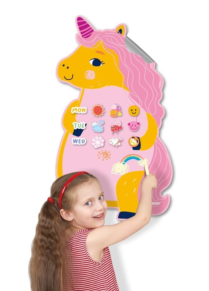 Avenir Numeracy Avenir - Magnetic Wall Chalkboard - Unicorn