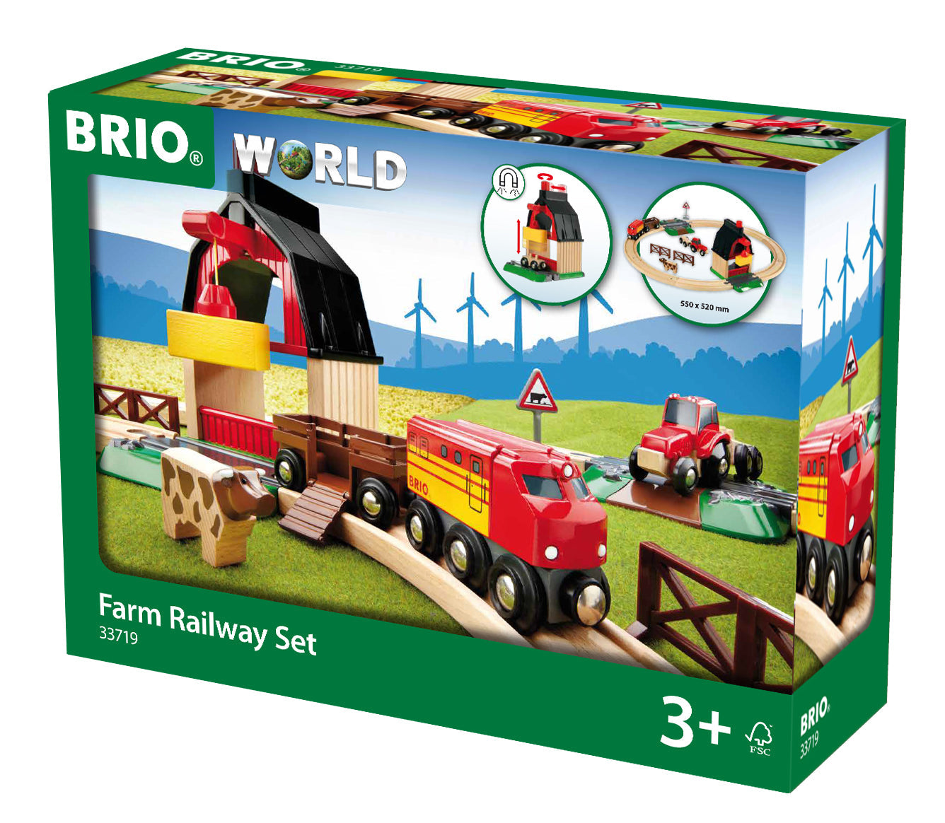 Brio Train Set - Farm Railway Set- 20 pieces