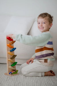 Coloured Zig Zag Racing Car