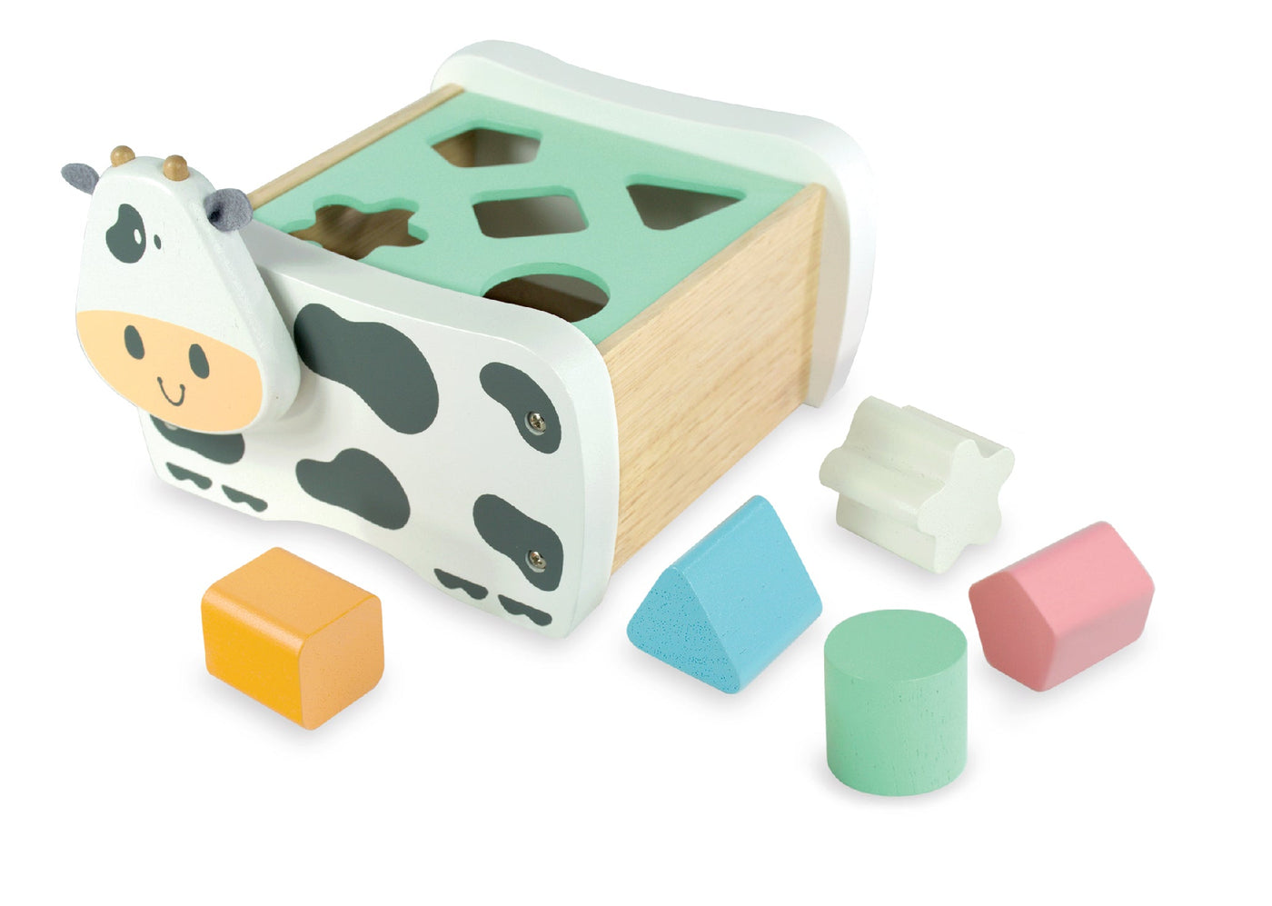 Cow Geo Sorter - Pastel