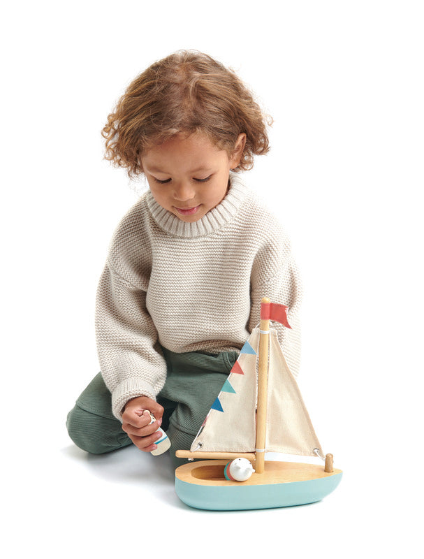 Tender Leaf Toys Sailaway Boat