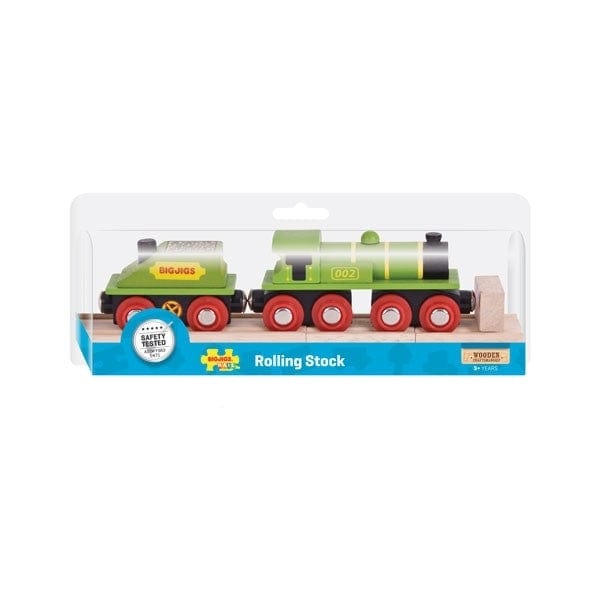 BigJigs Train Set Accessories Big Green Engine