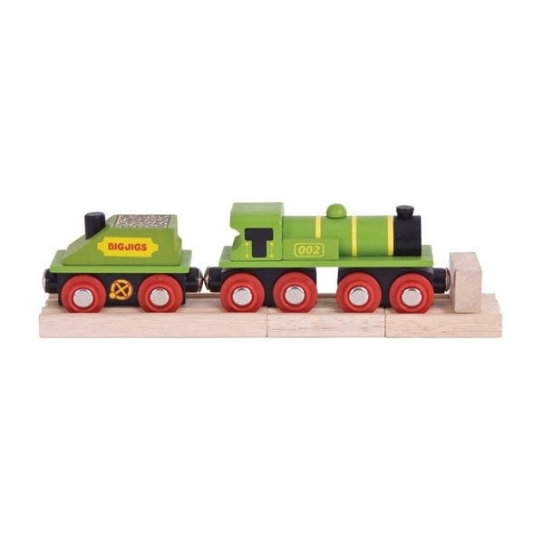 BigJigs Train Set Accessories Big Green Engine