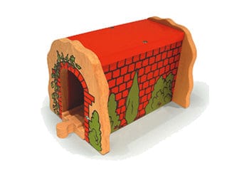 BigJigs Train Set Accessories Bigjigs Red Brick Tunnel