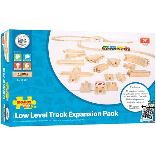 BigJigs Train Set Accessories Bigjigs  Track Expansion Set  25pcs