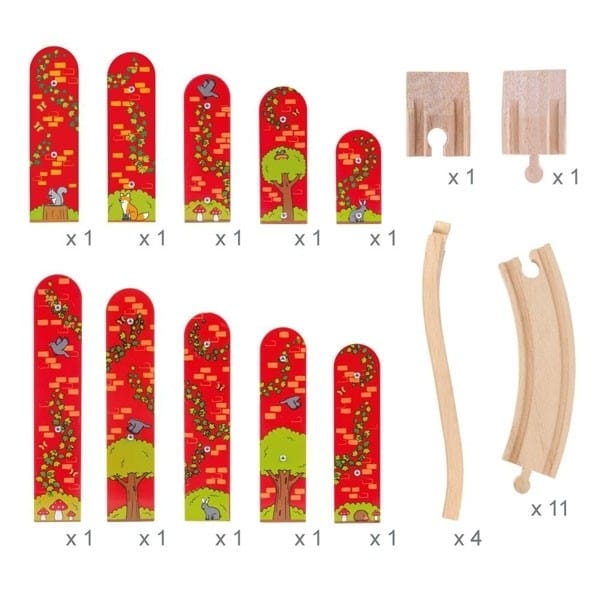 BigJigs Train Set Accessories High Level Rail Track