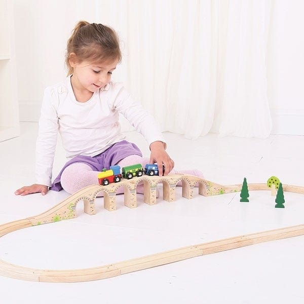 BigJigs Train Set Accessories Railway Viaduct