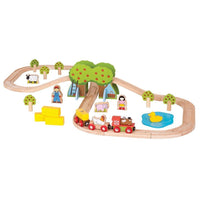 BigJigs Train Sets Bigjigs Farm Train Set 44 pieces