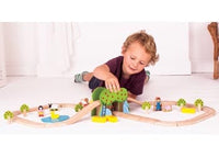 BigJigs Train Sets Bigjigs Farm Train Set 44 pieces