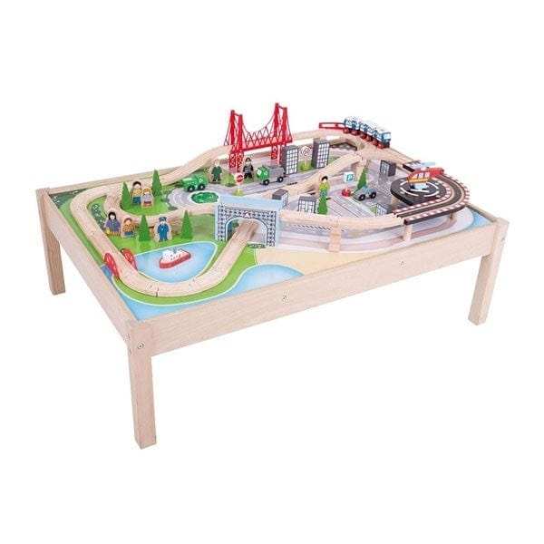 BigJigs Trains City Train Set and Table