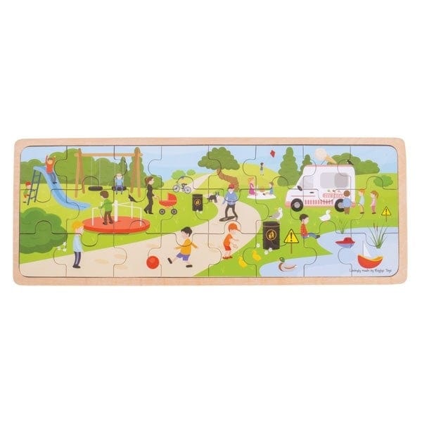 BigJigs Wooden Puzzles In The Park Wooden Puzzle 24 Pieces