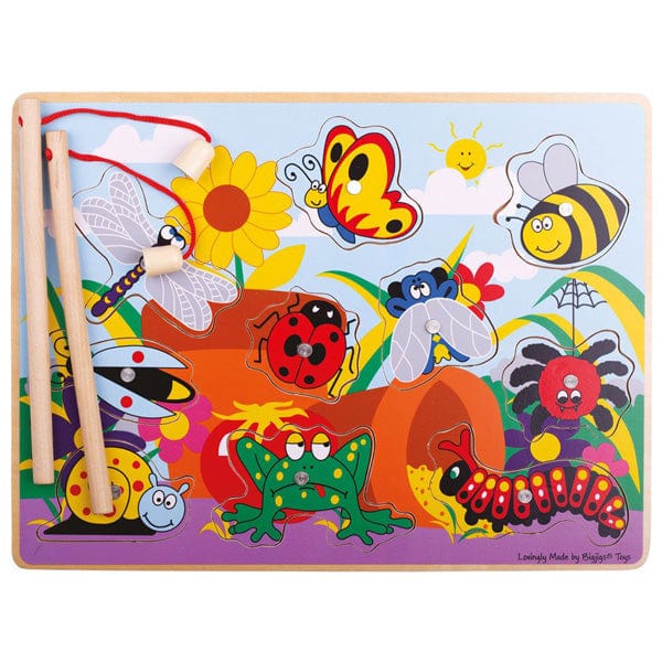 BigJigs Wooden Puzzles Magnetic Bugs Fun