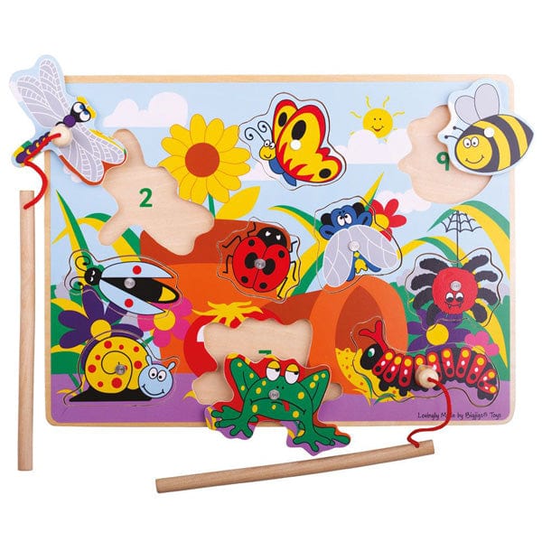 BigJigs Wooden Puzzles Magnetic Bugs Fun