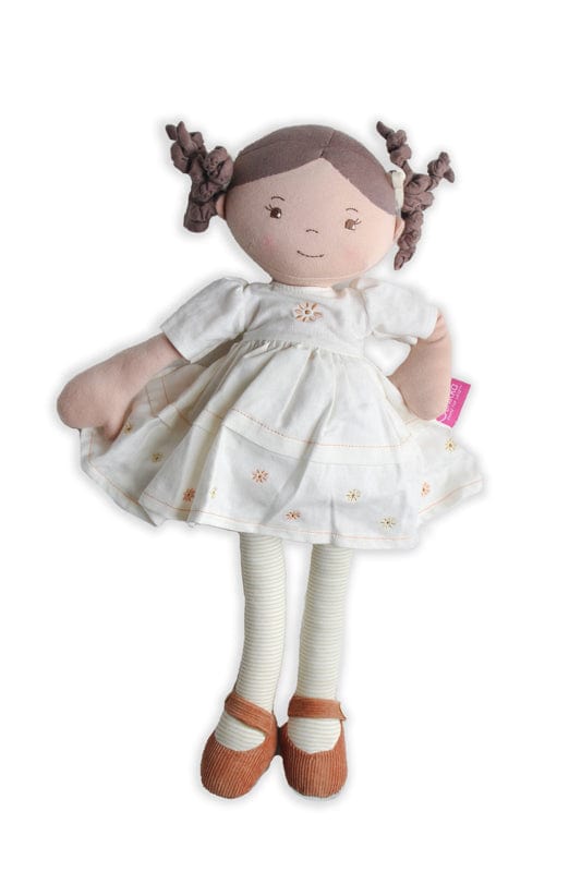 Bonikka Dolls and Accessories Cecilia Linen Doll with Brown Hair