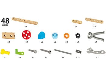 Brio Tools and Work Benches BRIO Builder - Building Set with 49 pieces