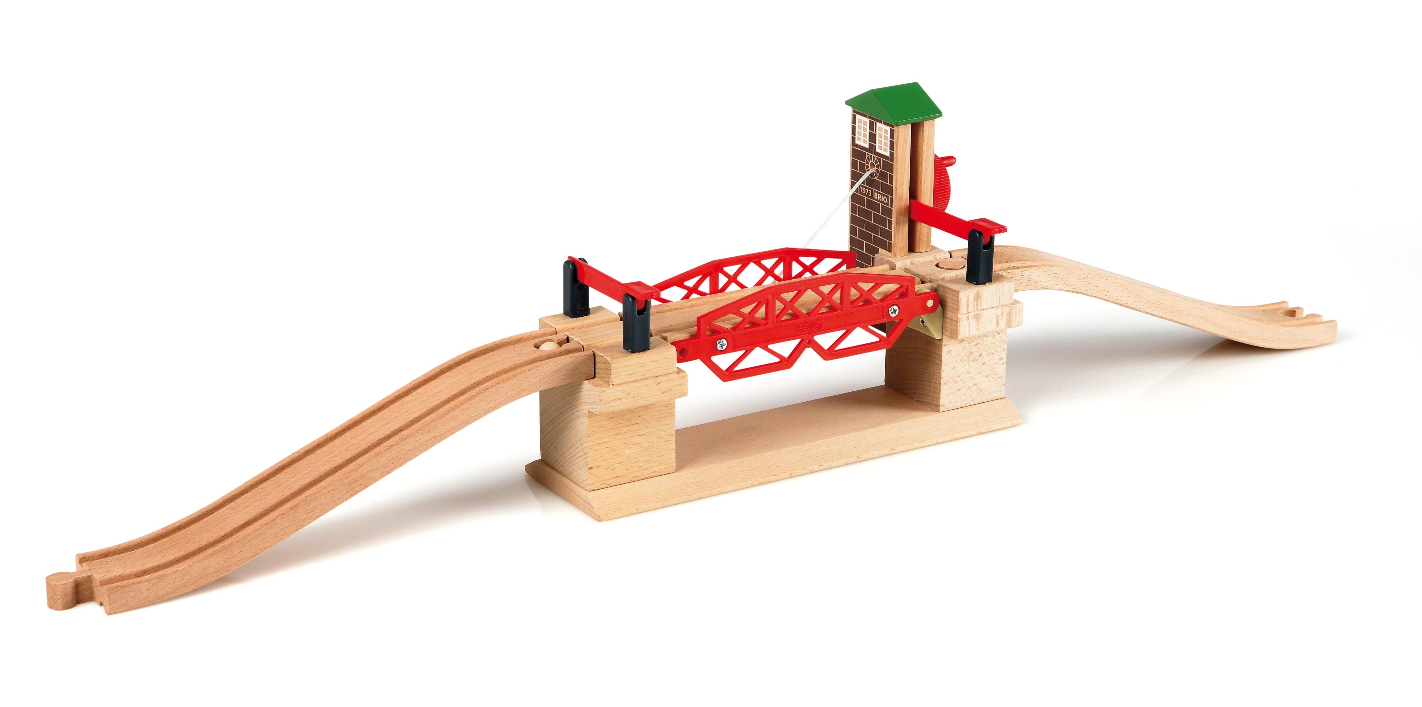 Brio Train Set Accessories BRIO Bridge - Lifting Bridge- 3 pieces