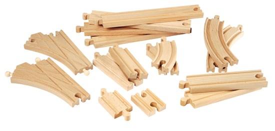 Brio Train Set Accessories BRIO Tracks - Expansion Pack Intermediate- 16 pieces