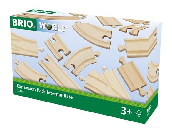 Brio Train Set Accessories BRIO Tracks - Expansion Pack Intermediate- 16 pieces