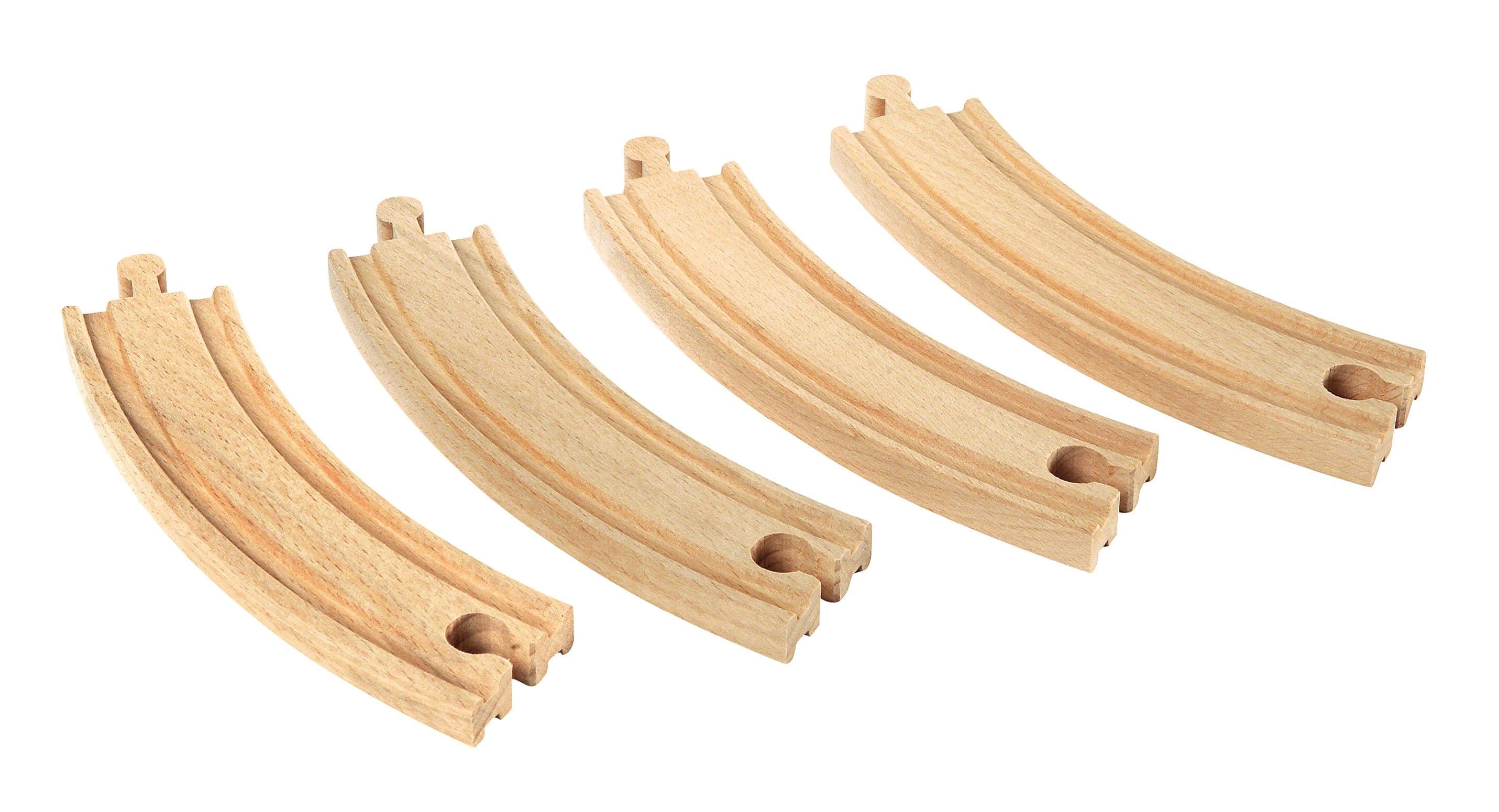 Brio Train Set Accessories BRIO Tracks - Large Curved Tracks- 4 pieces