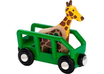 Brio Train Set Accessories BRIO Vehicle - Giraffe and Wagon 2 pieces