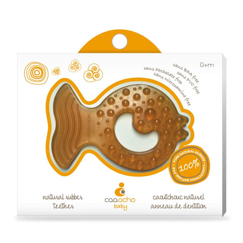 caaOcho Teethers caaOcho All Stage Teether Fish | Natural rubber teather