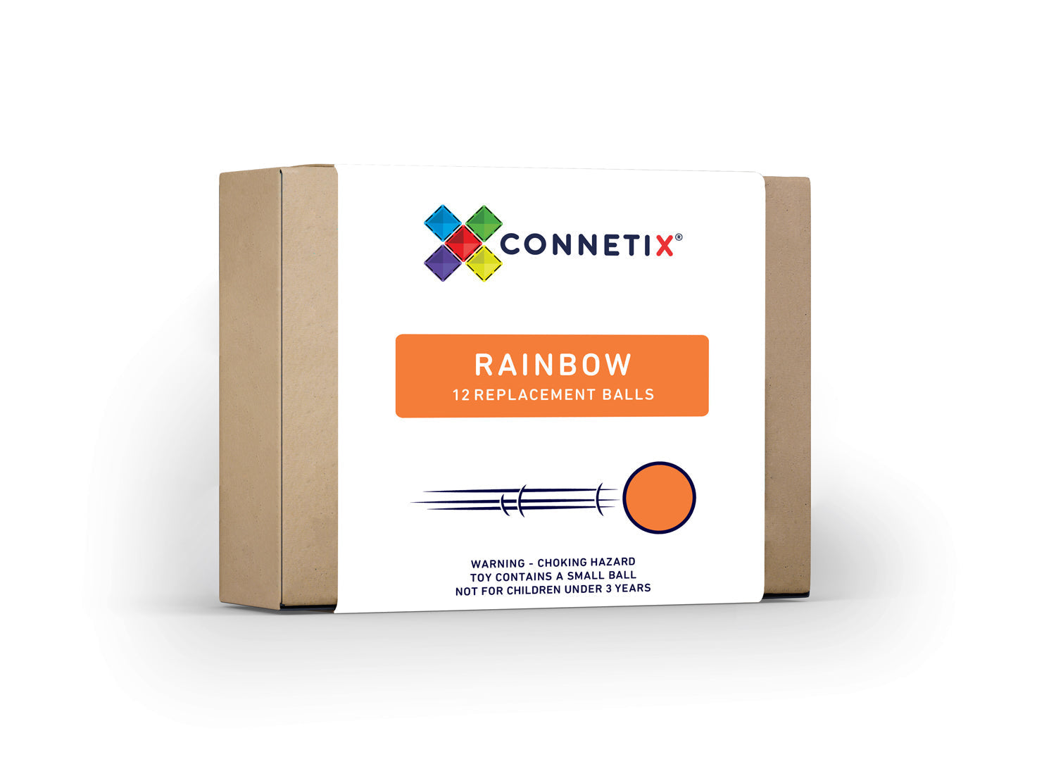 Connetix Magnetic 12 Pc Rainbow Replacement Ball Pack