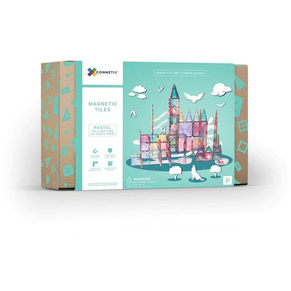 Connetix Magnetic Connetix 106 Piece Pastel Ball Run Pack