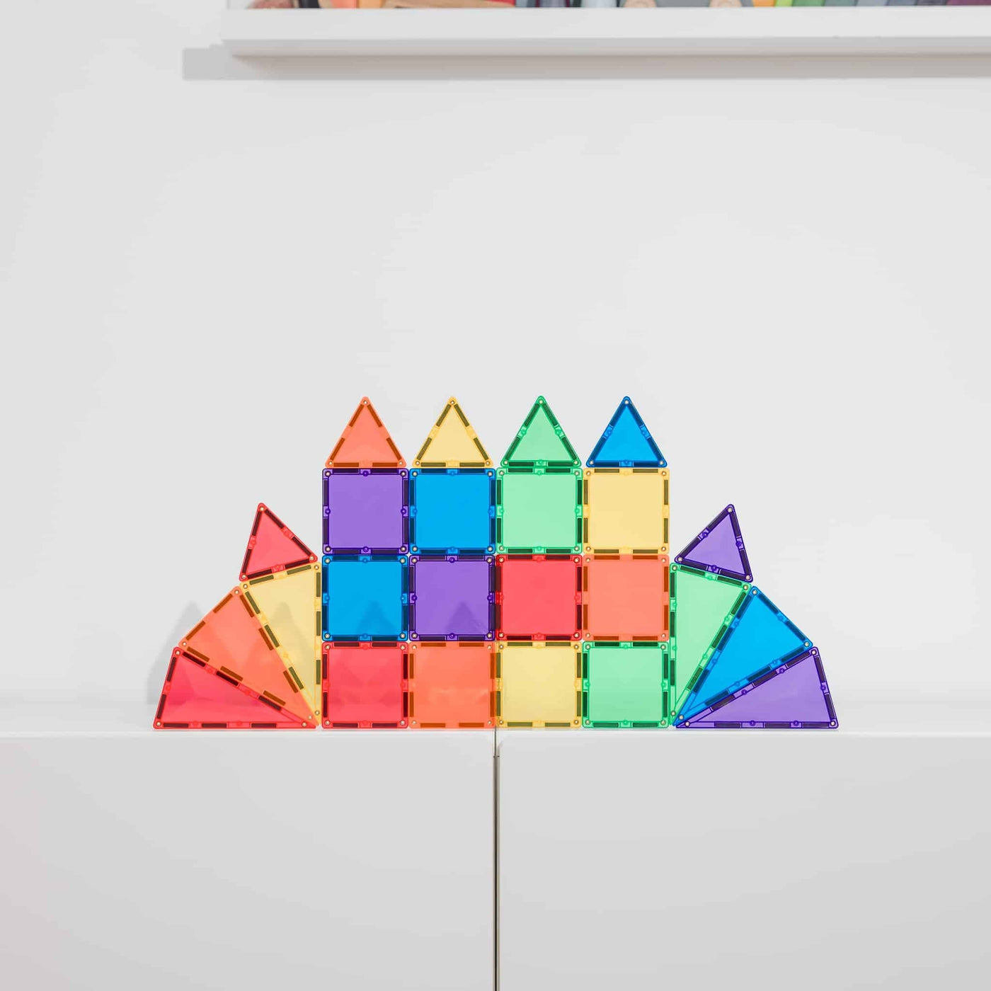 Connetix Magnetic Puzzles Connetix Rainbow Mini Pack with 24 pieces