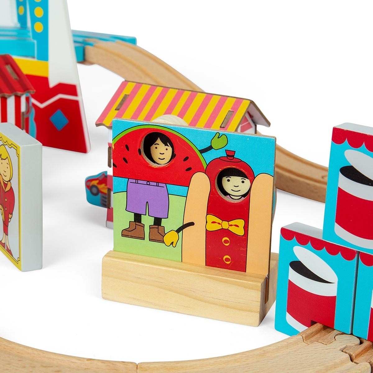 BigJigs Fun Fair Train Set