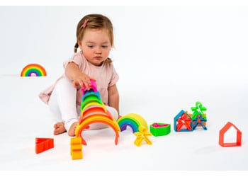 Dena Toys Baby & Toddler dena Toys - Rainbow Neon 12pc