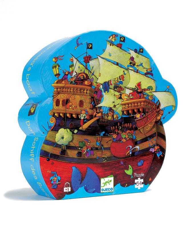 Djeco Floor Puzzles Djeco Barbarossa Boat Puzzle 54 pieces